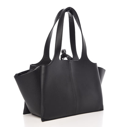 Celine Baby Grained Calfskin Small Tri-Fold Bag Black 3 of 12
