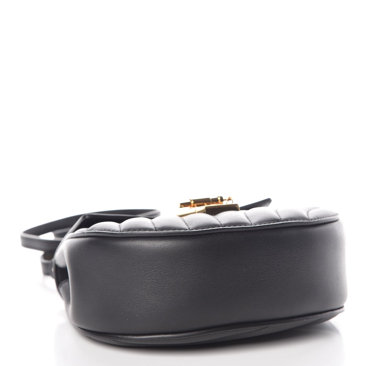 Calfskin Quilted Mini Drew Bijou Shoulder Bag Black