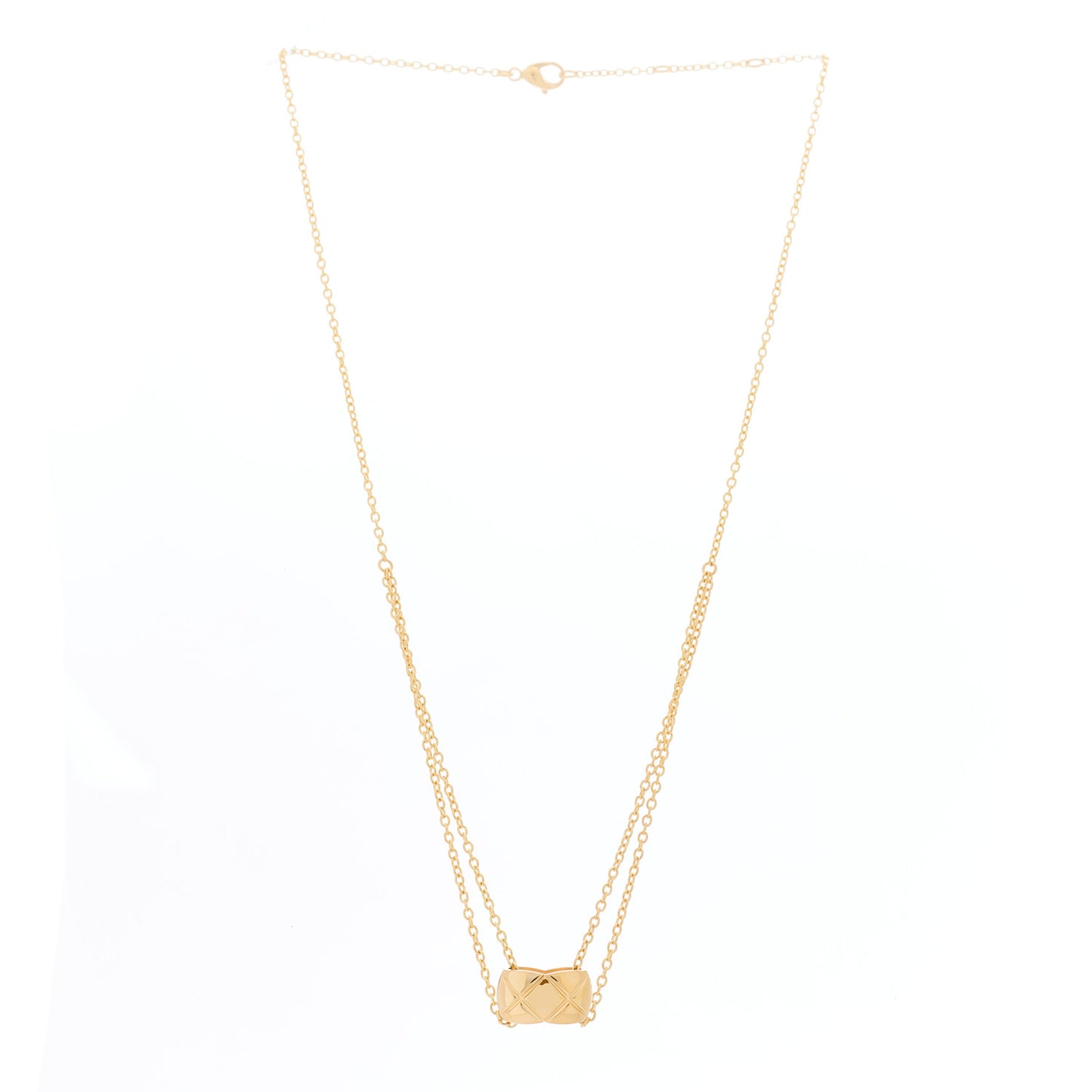 18K Yellow Gold Coco Crush Pendant Necklace