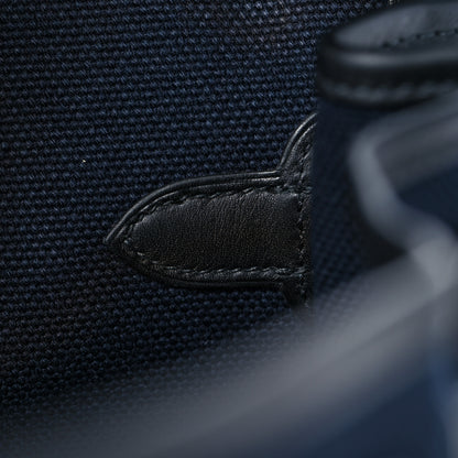 Hermes Goeland Toile Swift Cargo Birkin 35 Bleu Marine 20 of 34