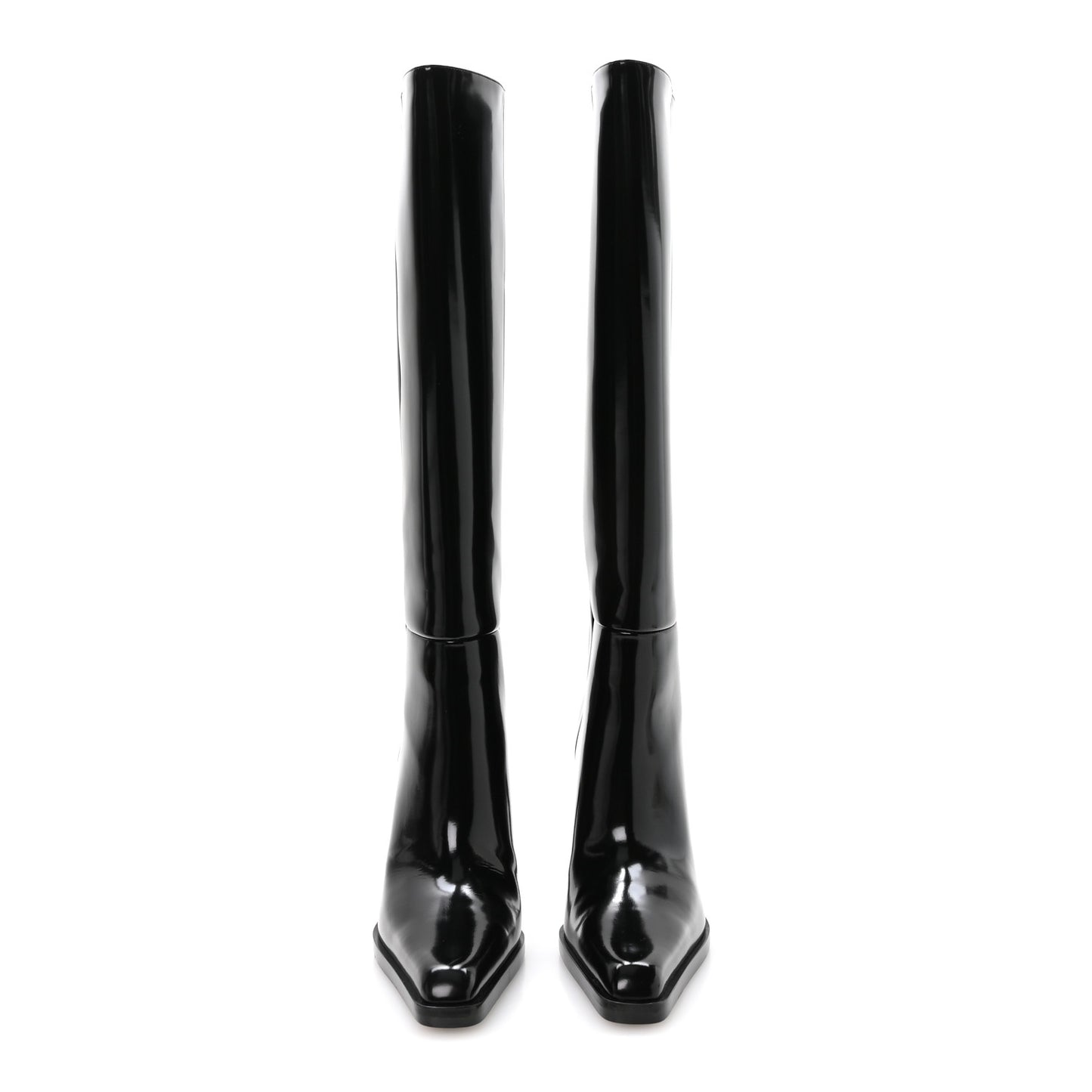 Vitello Marilyn Nina 95 Knee High Boots 39 Black