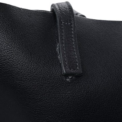 Saint Laurent Calfskin Large Shopping Tote Black 22 of 23