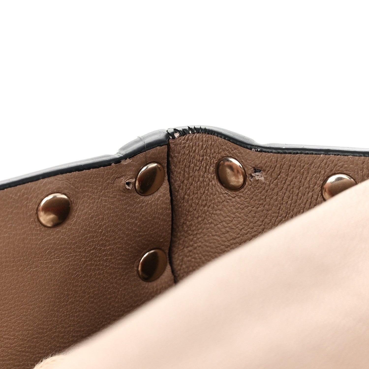 Valentino Garavani Nappa Small Rockstud Spike Shoulder Bag Poudre 11 of 11