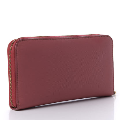 Burberry Trench Calfskin Zip Around Wallet Blossom Pink 3 of 9