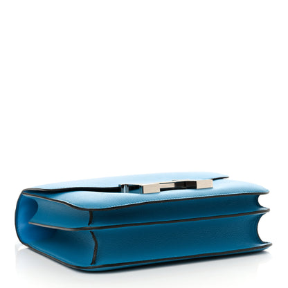 Hermes Evercolor Constance 24 Bleu Azteque 4 of 10