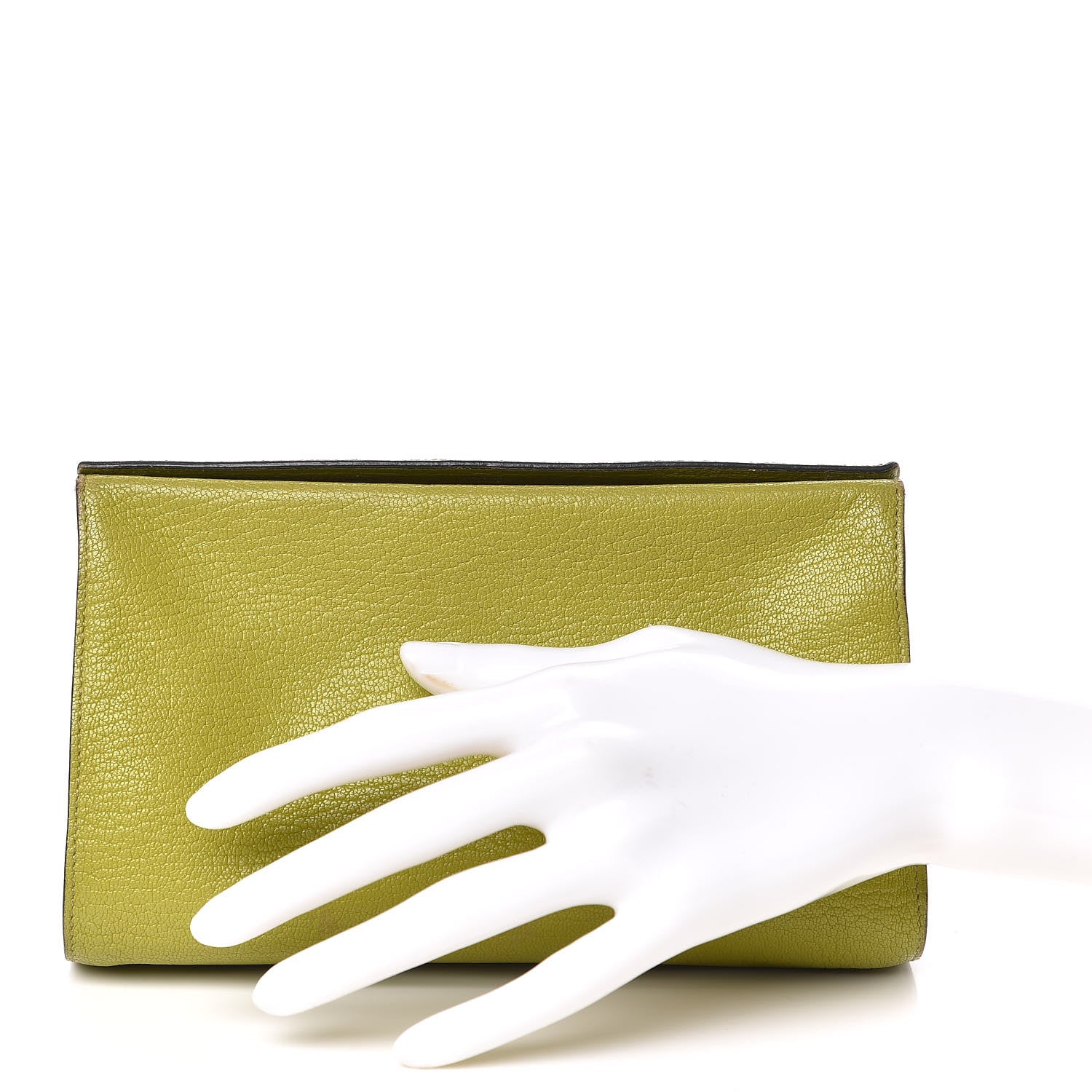 Hermes Chevre Mysore Karo GM Vert Anis 2 of 10