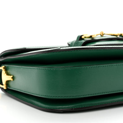 Gucci Azalea Calfskin Horsebit 1955 Shoulder Bag New Shamarock Emerald 10 of 15
