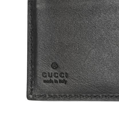 Gucci GG Supreme Monogram Pearl Studded French Wallet Black 7 of 9