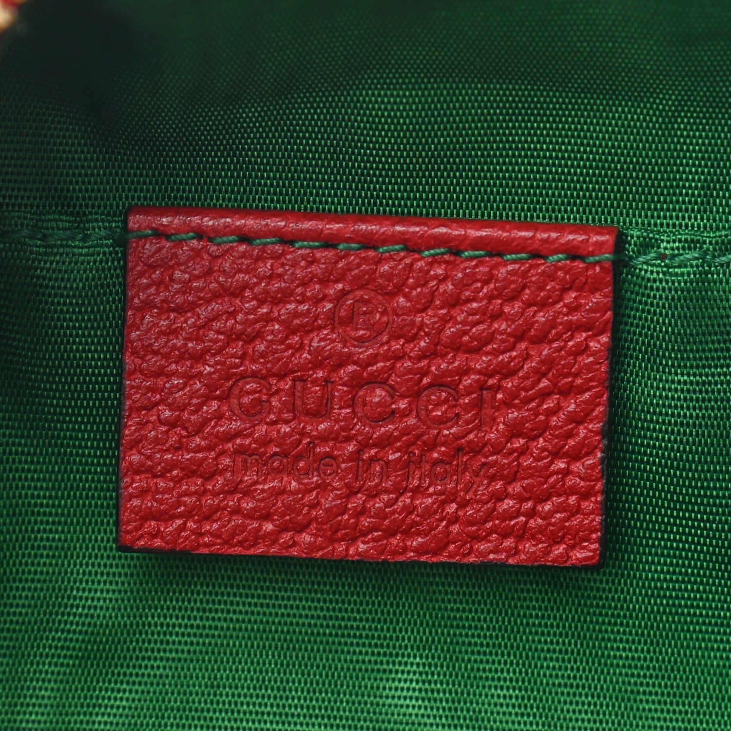 Gucci Soft GG Supreme Monogram Calfskin Small Ophidia Cosmetic Case Beige Ebony Hibiscus Red 6 of 7