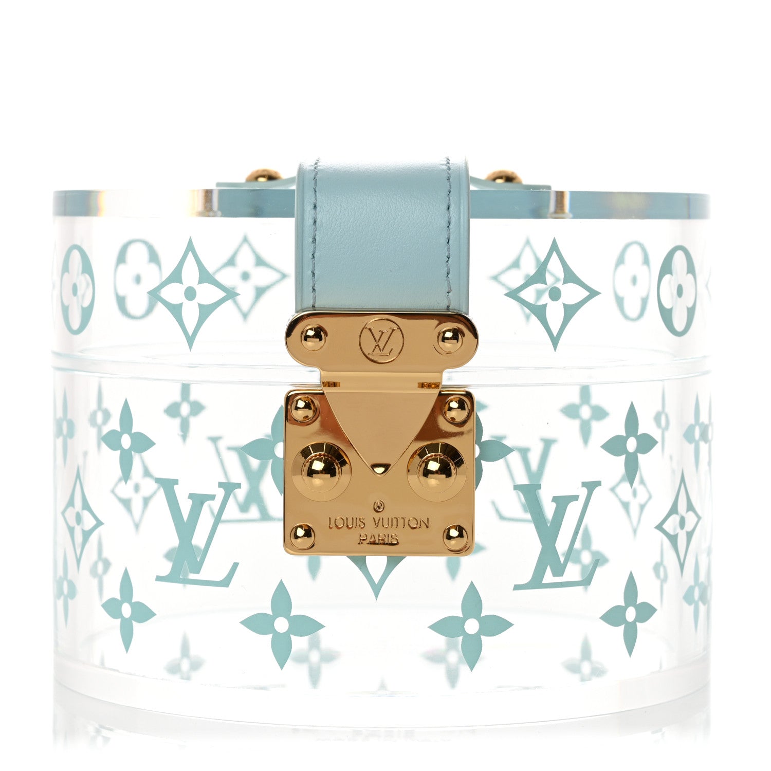 Louis Vuitton Transparent Plexiglass Box Scott Blue 1 of 8