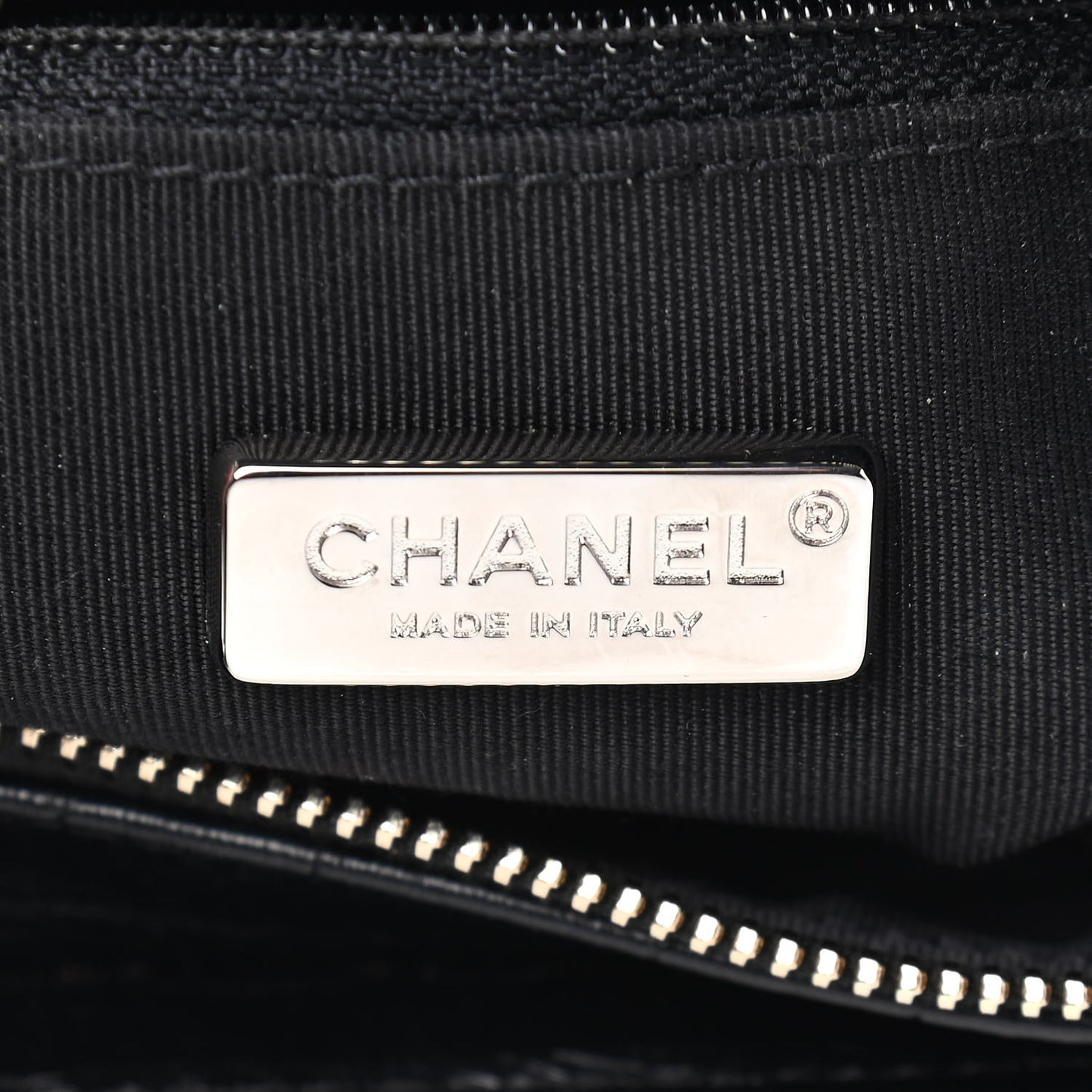 Calfskin Crocodile Embossed Small Gabrielle Cocodile Hobo Black