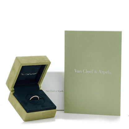 Van Cleef & Arpels 18K Rose Gold Small Perlee Ring 52 6 5 of 5