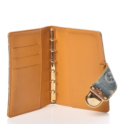 Louis Vuitton Monogram Denim Agenda PM Blue 5 of 12