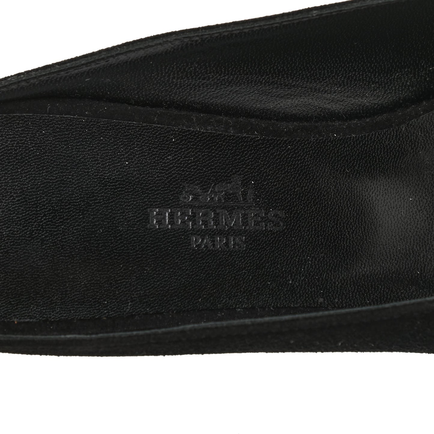 Satin Suede Goatskin Crystal Roxane Mules 36.5 Black