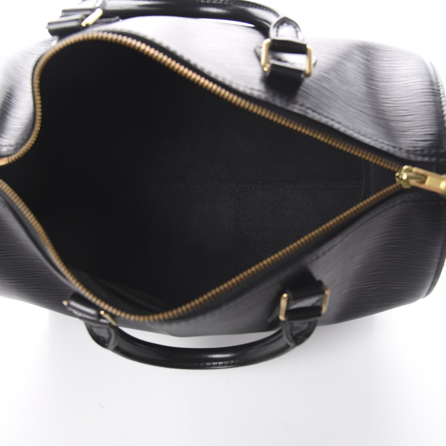 Louis Vuitton Epi Speedy 35 Black 4 of 8