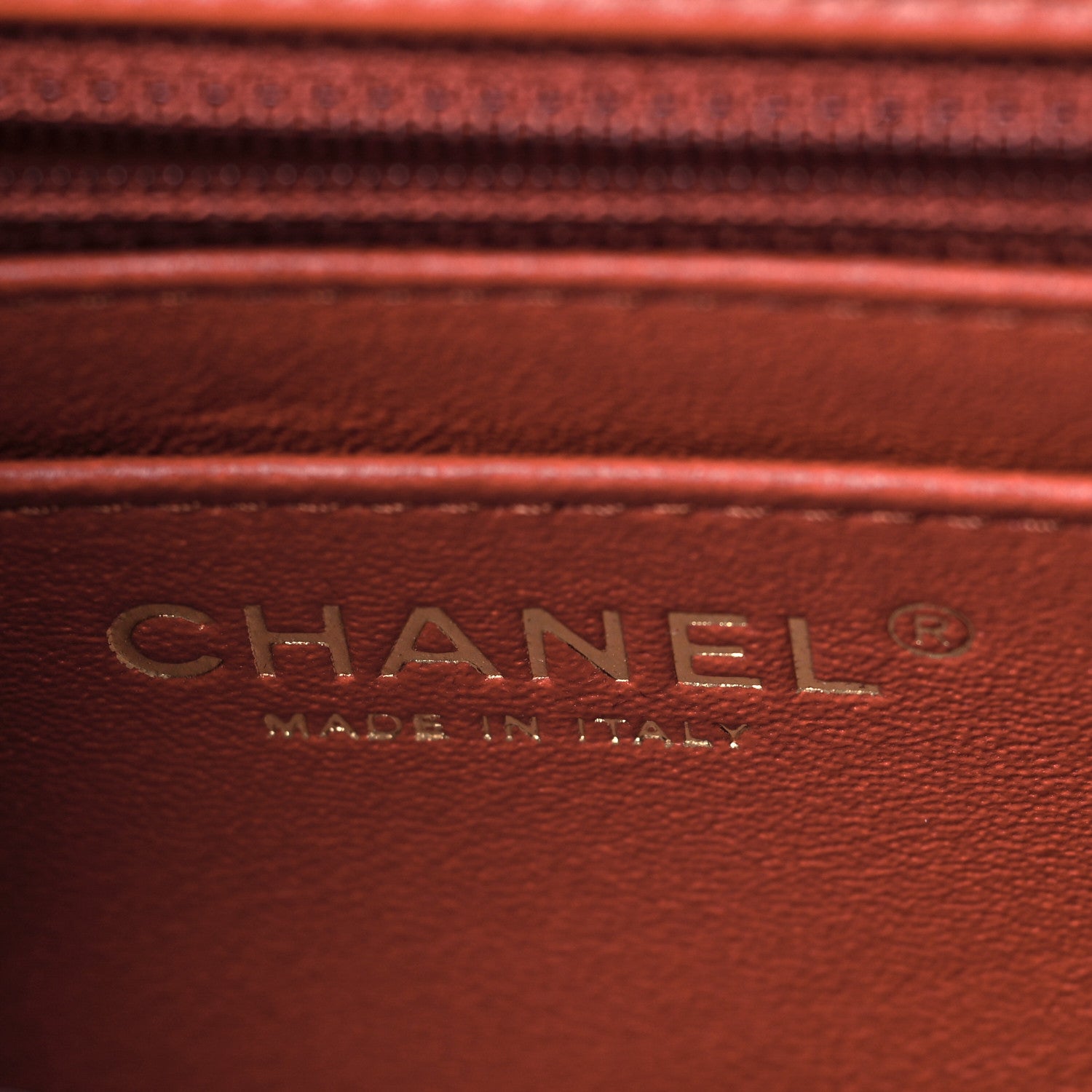 Chanel Lambskin Quilted Mini Rectangular Flap Brown 5 of 9
