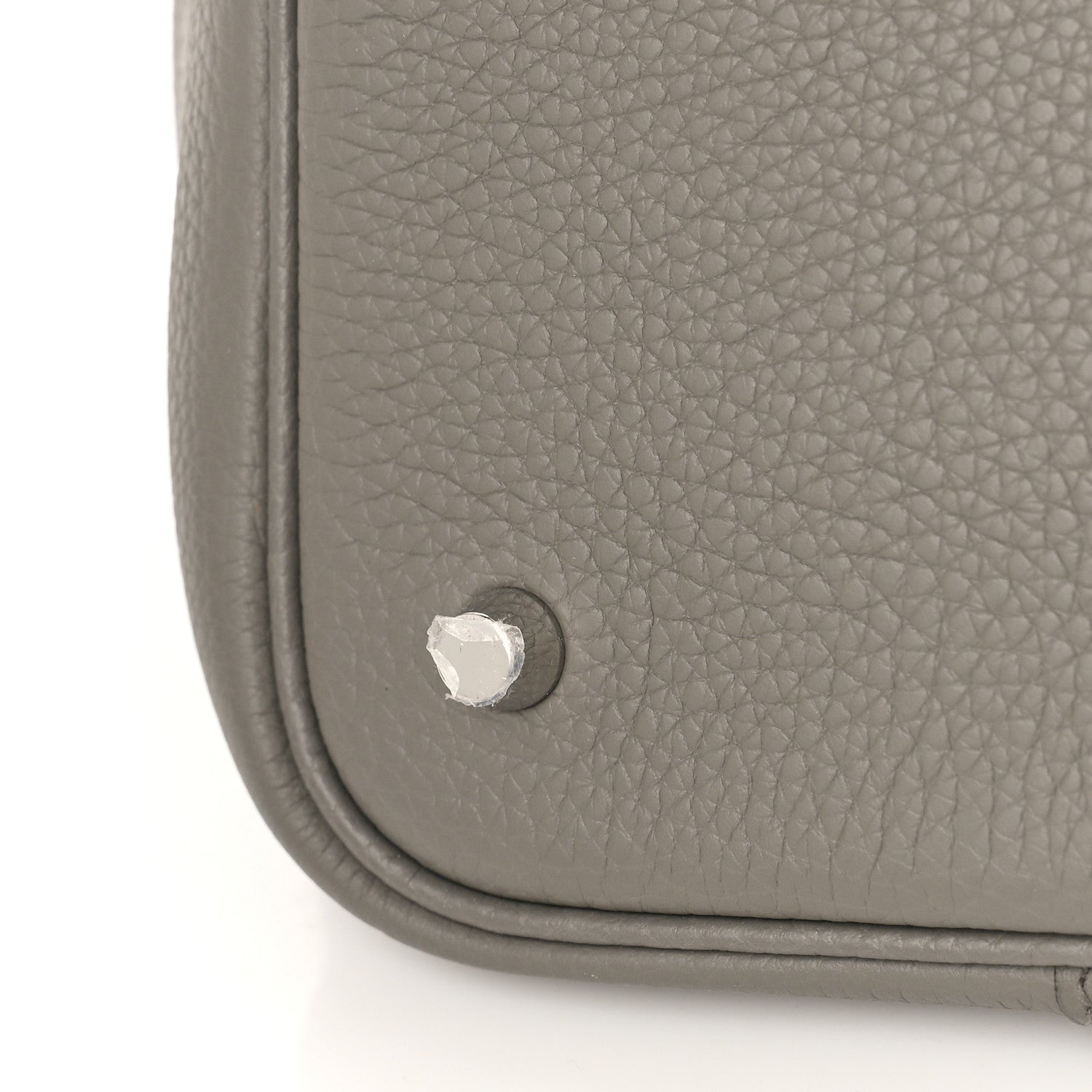 Hermes Taurillon Clemence Picotin Lock 22 MM Etain 9 of 10