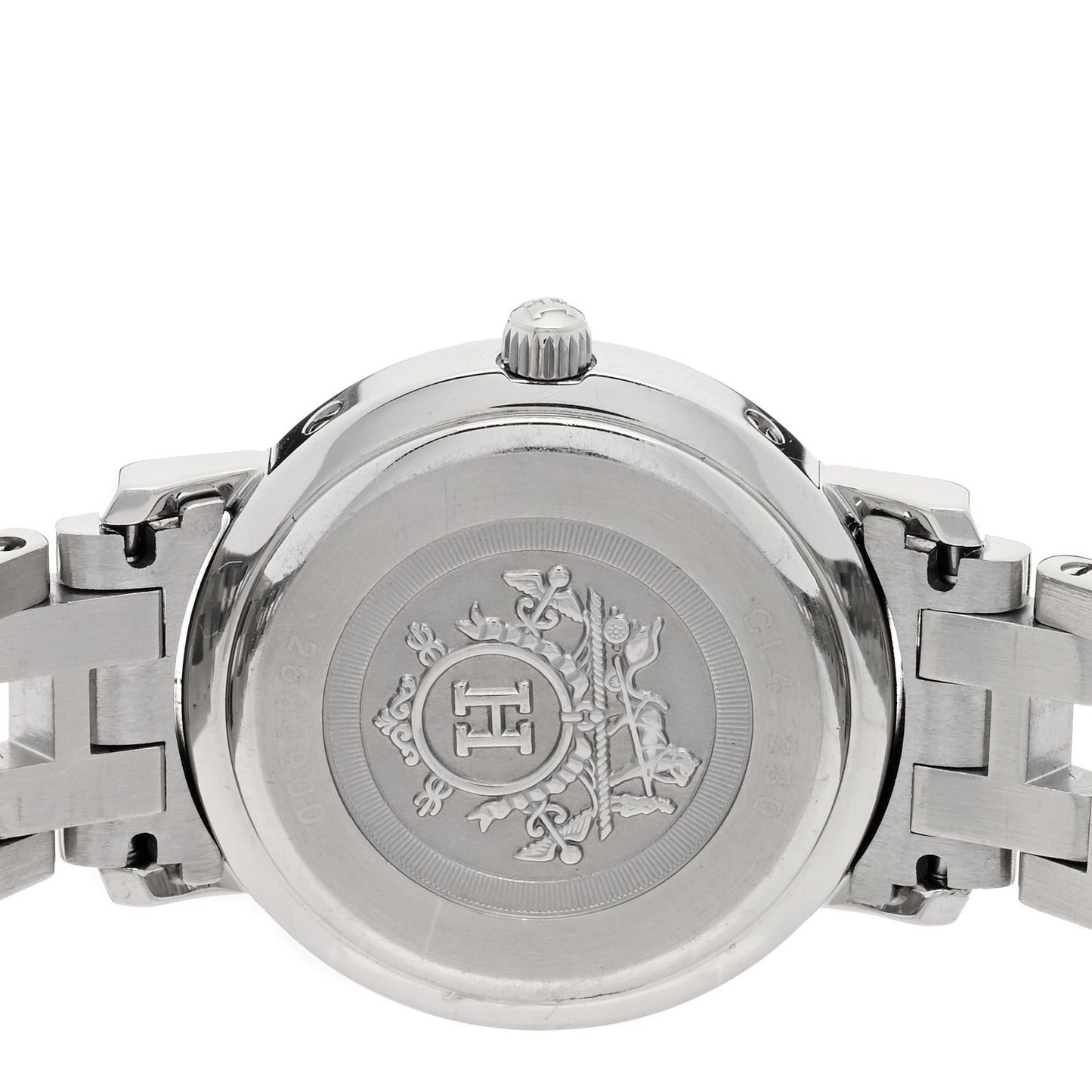 Stainless Steel Diamond Mother of Pearl 24mm Clipper Quartz Watch