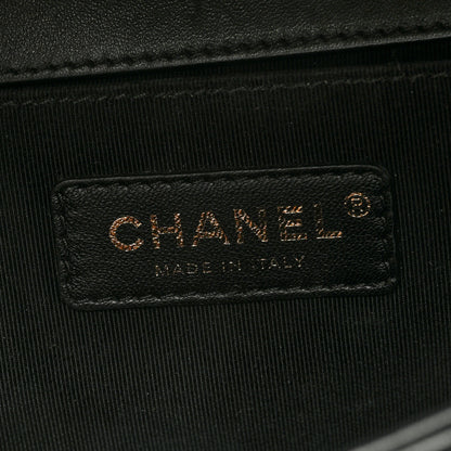Chanel Lambskin Quilted Medium Boy Flap Black 6 of 9