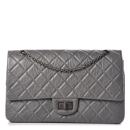 Chanel Aged Calfskin Quilted 2.55 Reissue 227 Flap Grey 1 of 10