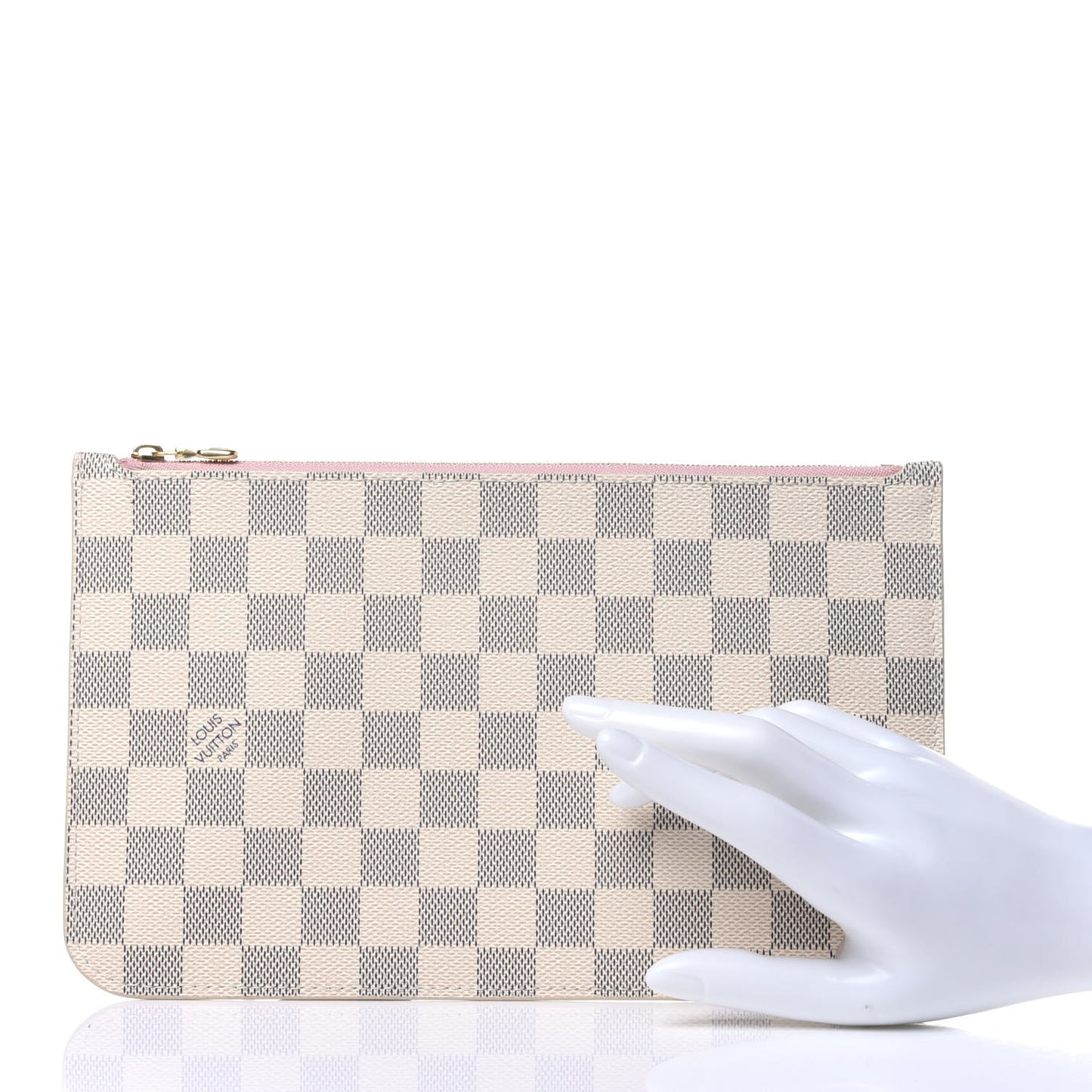 Damier Azur Neverfull MM GM Pochette Rose Ballerine