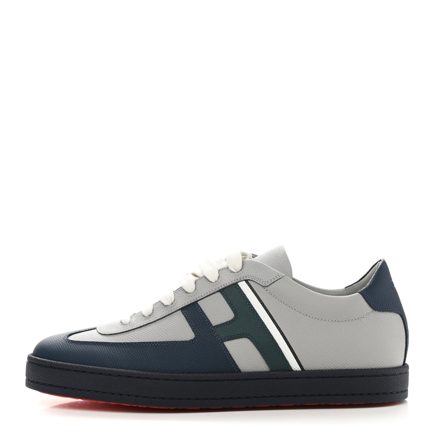 Hermes Epsom Mens Boomerang Sneakers 42 Multicolor Bleu Glacier 1 of 10