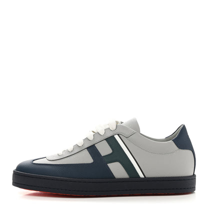 Hermes Epsom Mens Boomerang Sneakers 42 Multicolor Bleu Glacier 1 of 10