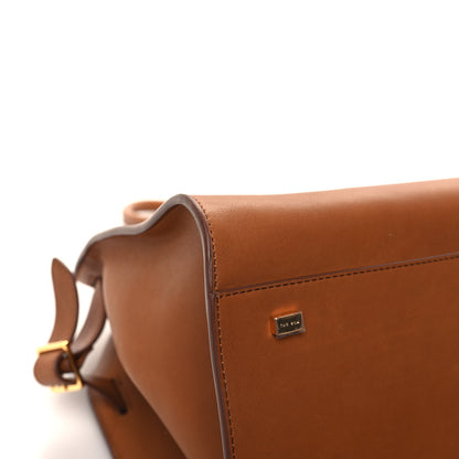 The Row Polished Saddle Calfskin Soft Margaux 15 Cuir 10 of 12