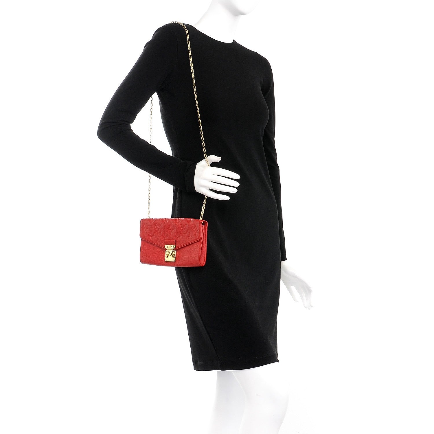 Louis Vuitton Empreinte Saint Germain Pochette Cherry 2 of 12