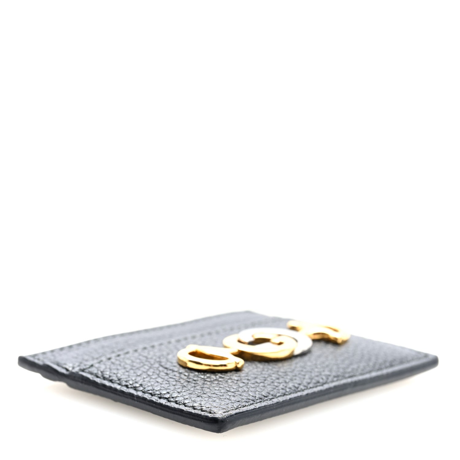 Gucci Grainy Calfskin Zumi Card Holder Black 4 of 6