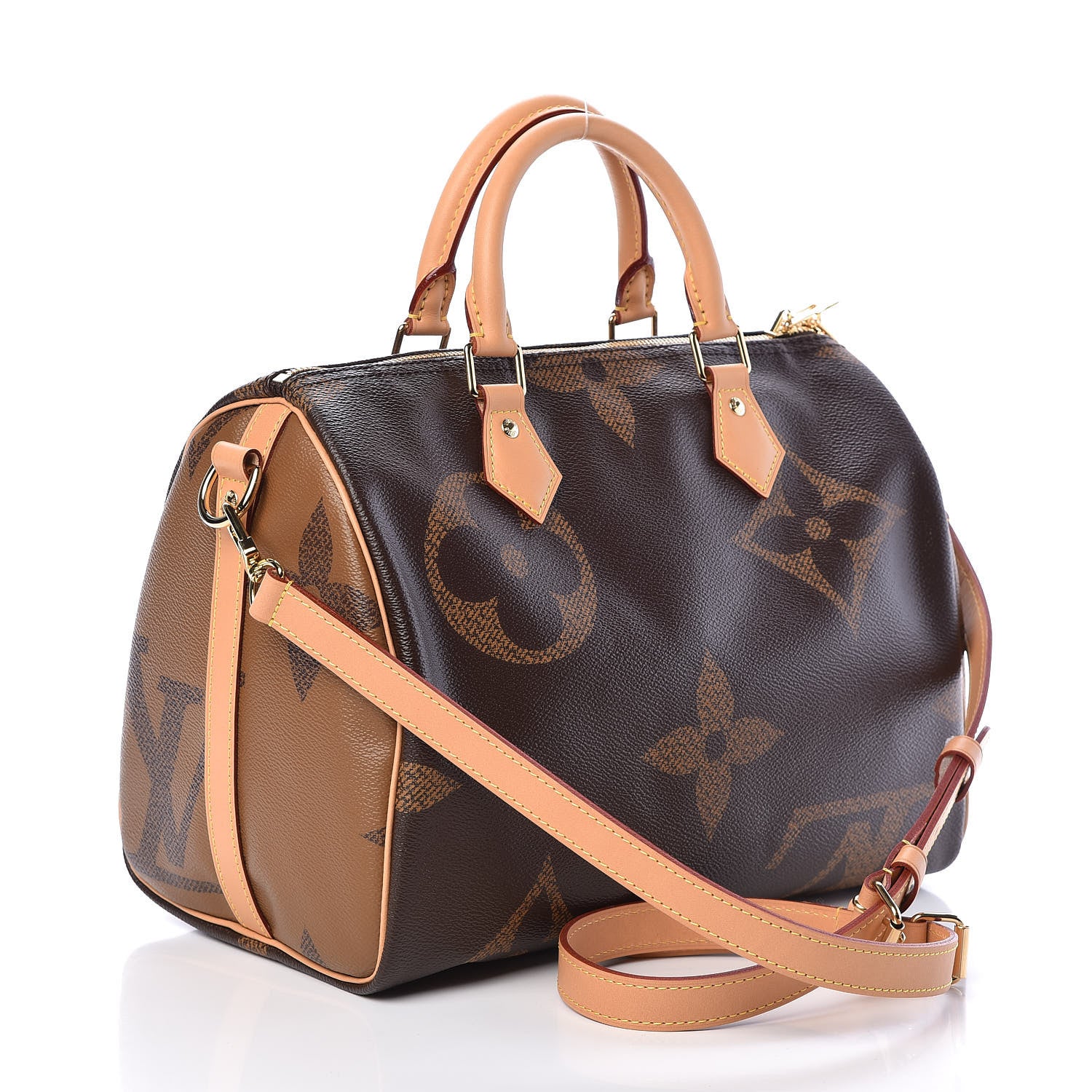 Louis Vuitton Reverse Monogram Giant Speedy Bandouliere 30 3 of 9
