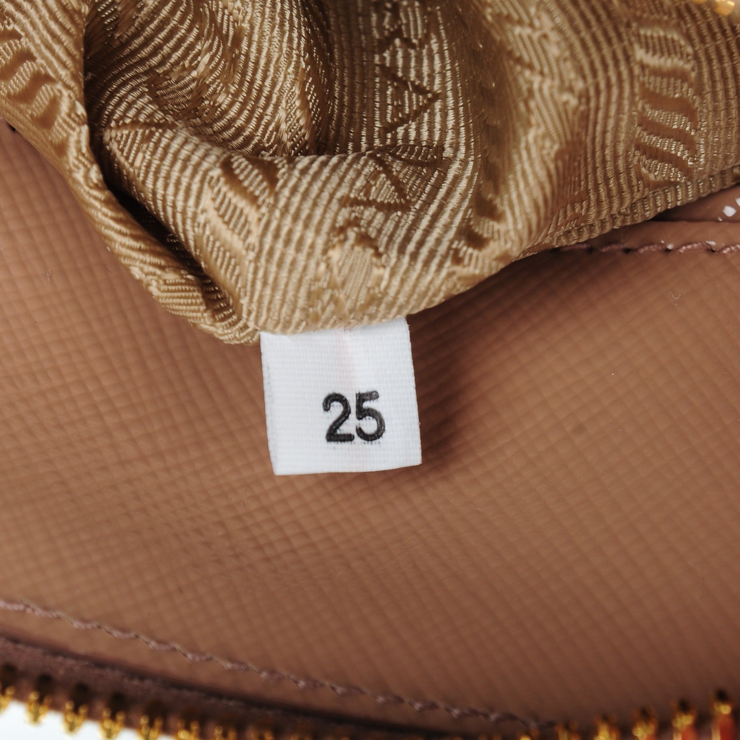 Prada Saffiano Vernice Small Promenade Tote Cammeo 8 of 8
