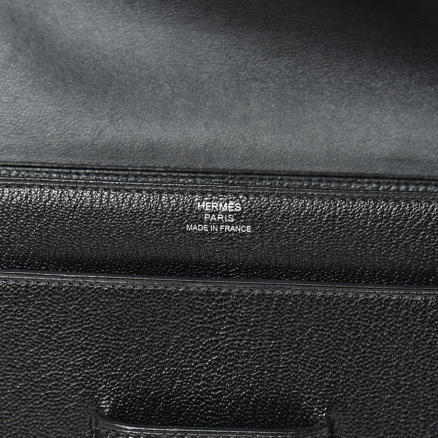 Hermes Chevre Mysore 1938 Wallet 19 Black 5 of 9