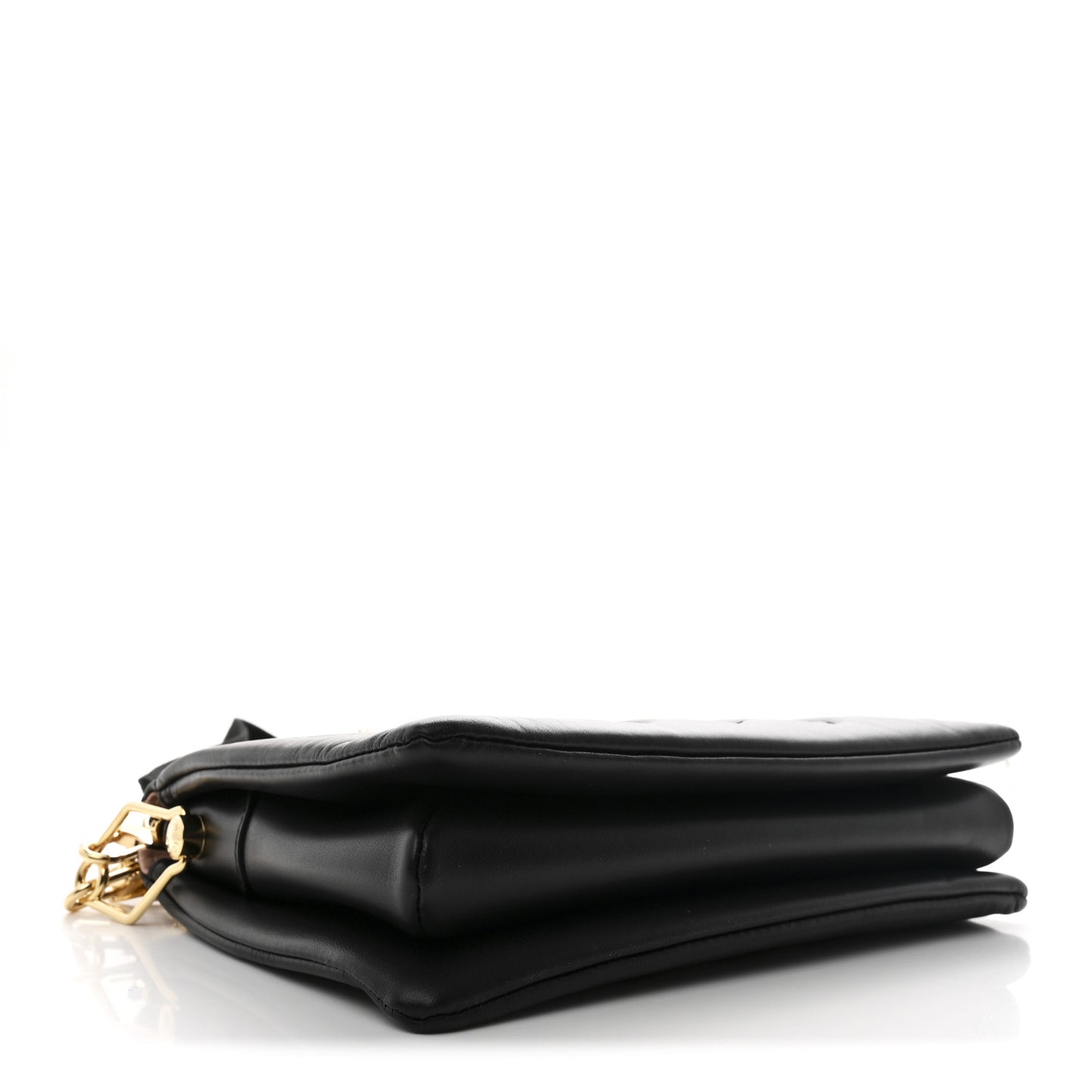 Lambskin Embossed Monogram Coussin PM Black