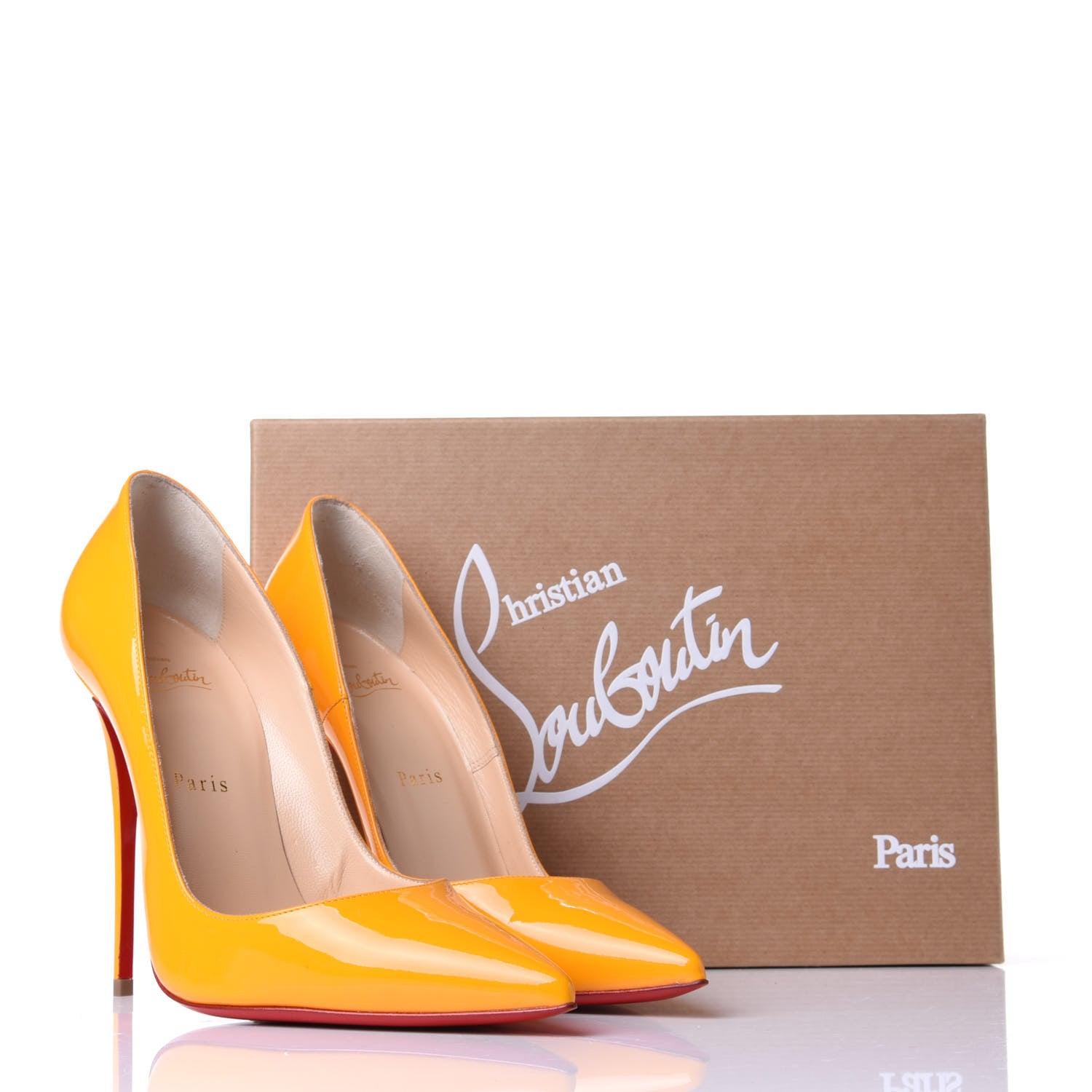 Christian Louboutin Patent So Kate 120 Pumps 39.5 Full Moon 10 of 10