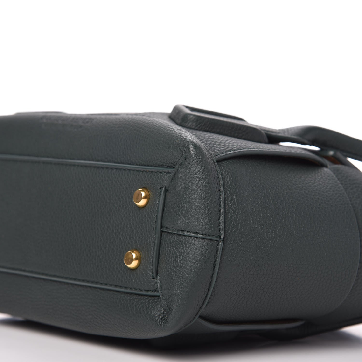 Bottega Veneta Grained Calfskin Maxi Intrecciato Small Arco Pine Green 7 of 8