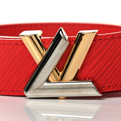 Louis Vuitton Epi 30mm LV Twist Belt 85 34 Coquelicot 4 of 4