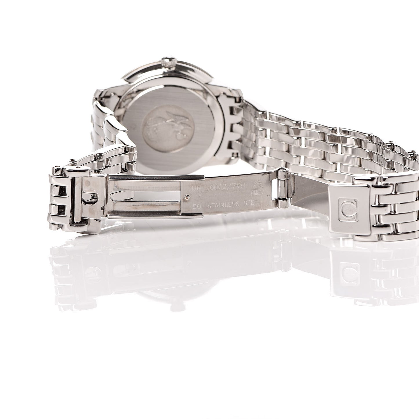 Stainless Steel Diamond 27mm De Ville Prestige Butterfly Quartz Watch 424.10.27.60.52.001