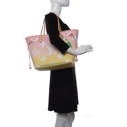 Louis Vuitton Monogram Giant By The Pool Neverfull MM Light Pink 2 of 11