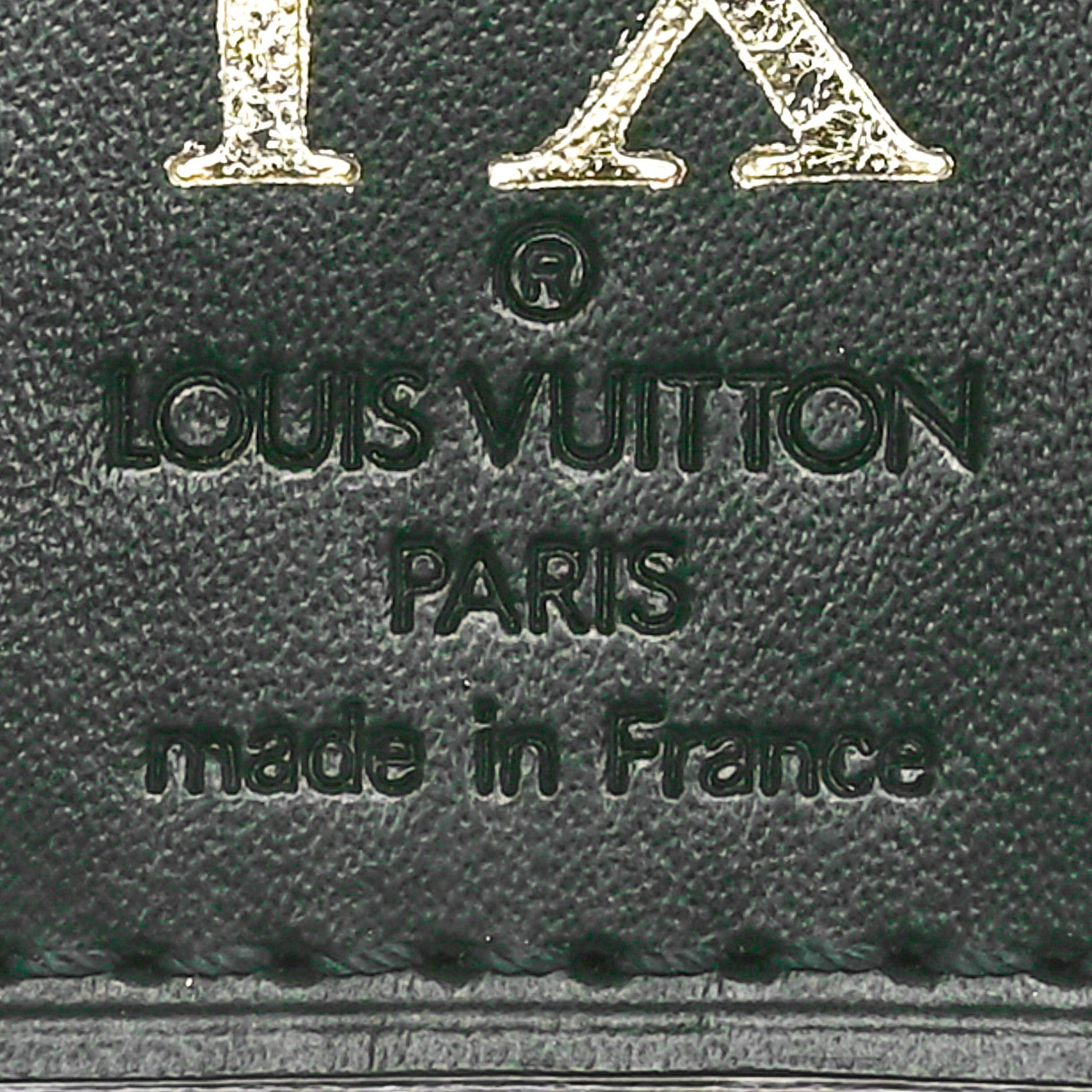 Louis Vuitton Calfskin Luggage Tag Green 3 of 4