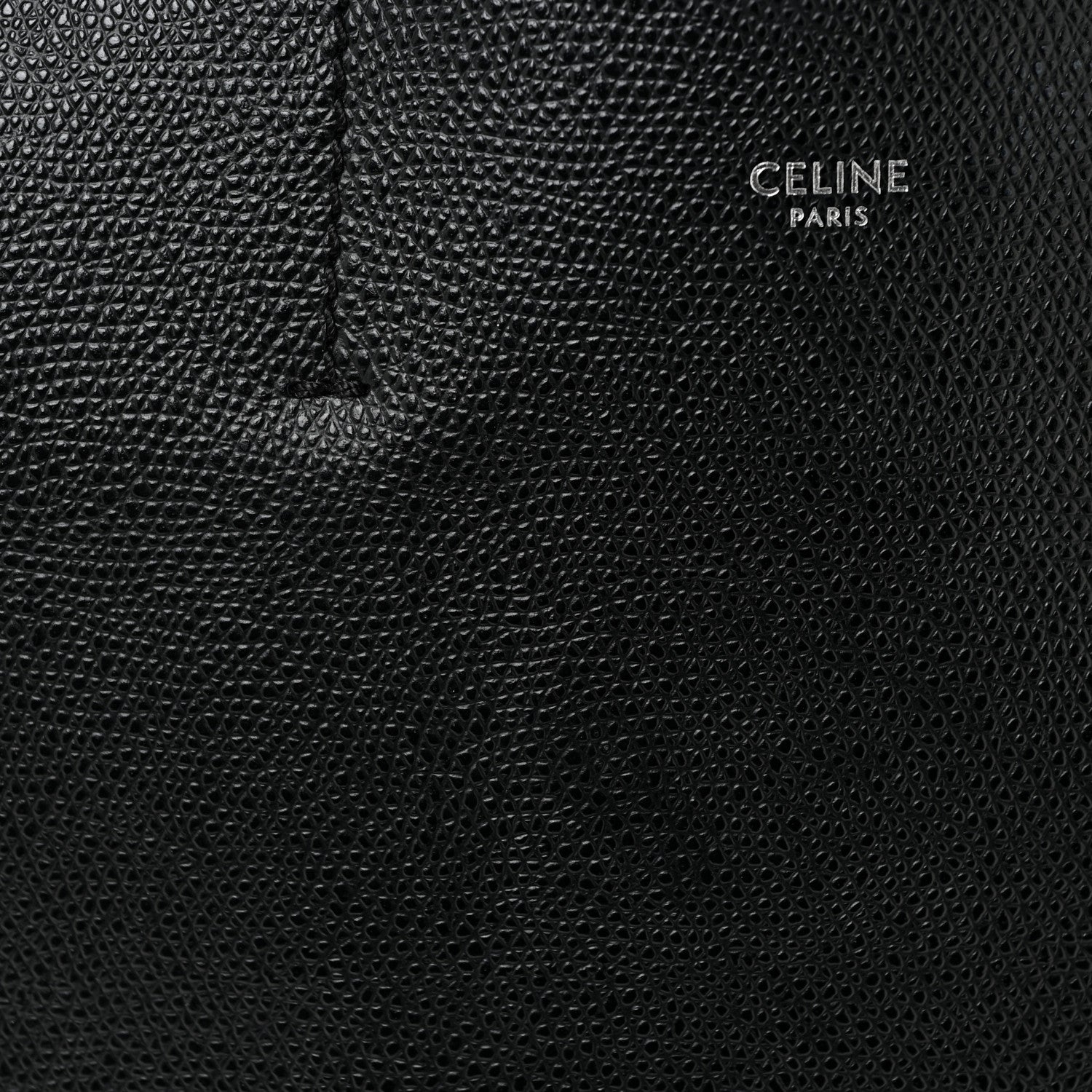 Celine Grained Calfskin Small Vertical Cabas Black 14 of 18