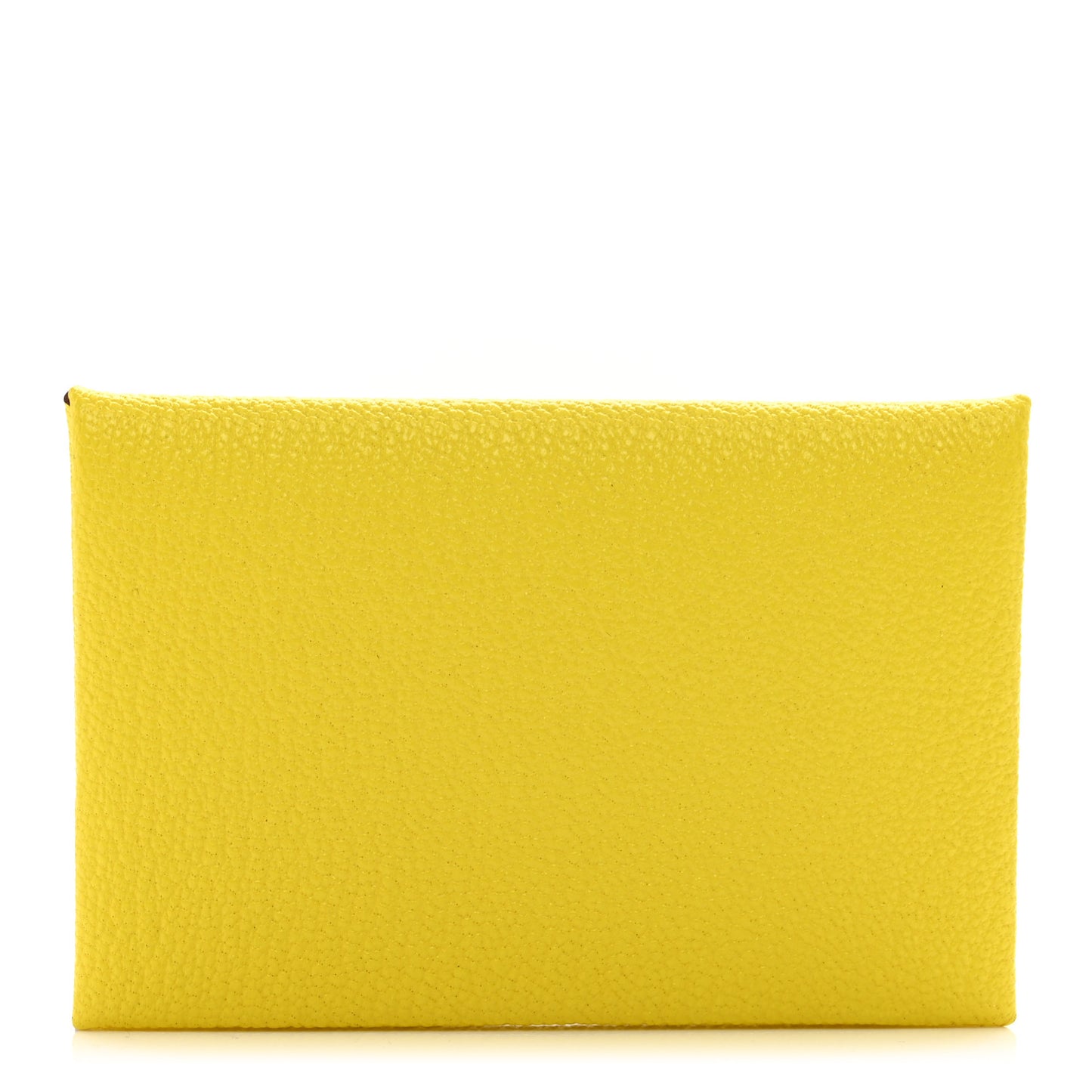 Chevre Mysore Calvi Card Case Jaune Citron