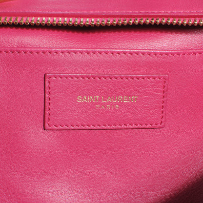Saint Laurent Leather Petit Cabas Y Chyc Tote Fuchsia 6 of 8