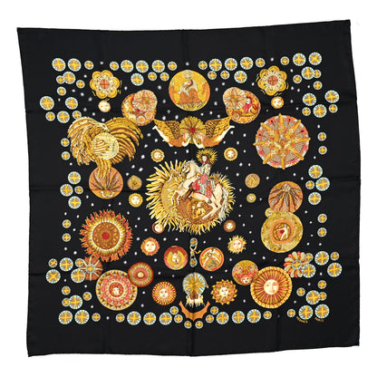 Hermes Silk Le Roy Soleil Scarf 90 1 of 6