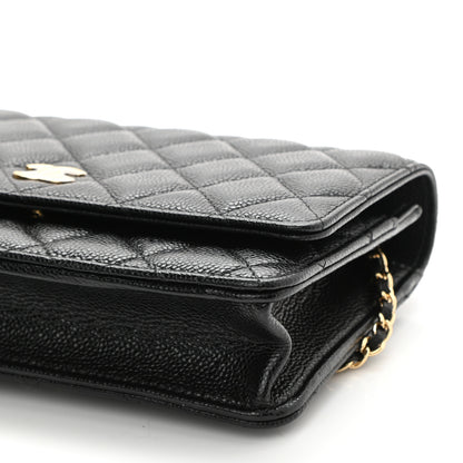 Chanel Caviar Quilted Miss Coco Wallet On Chain WOC Black 7 of 12