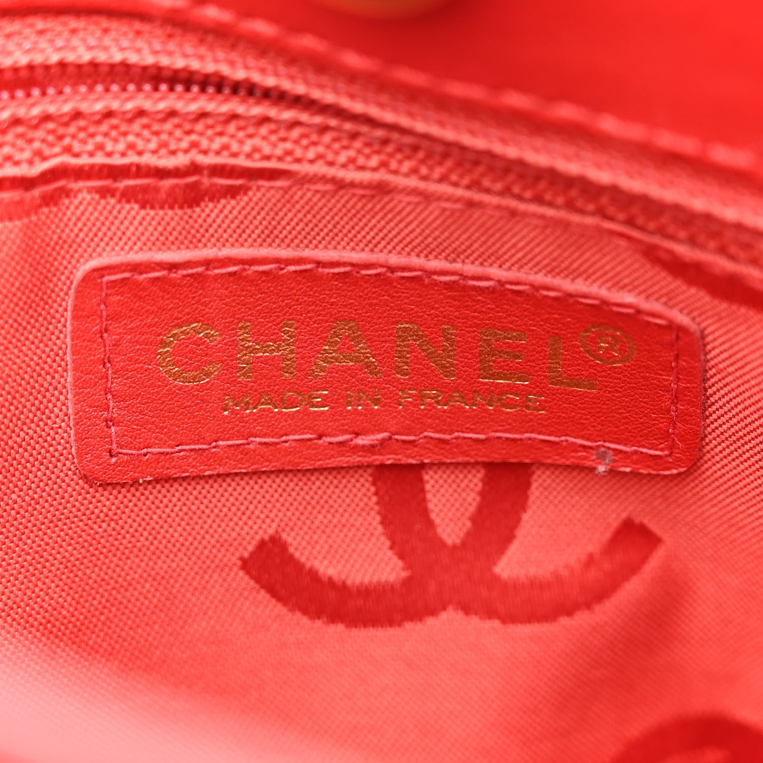 Chanel Calfskin Wild Stitch Tote Red 6 of 15