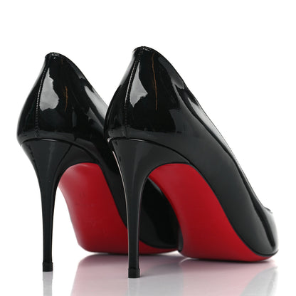 Christian Louboutin Patent Pigalle 85 Pumps 37 Black 4 of 7