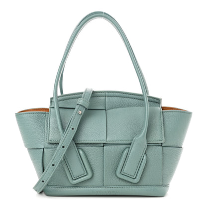 Bottega Veneta Grained Calfskin Maxi Intrecciato Arco 33 Blue 1 of 10