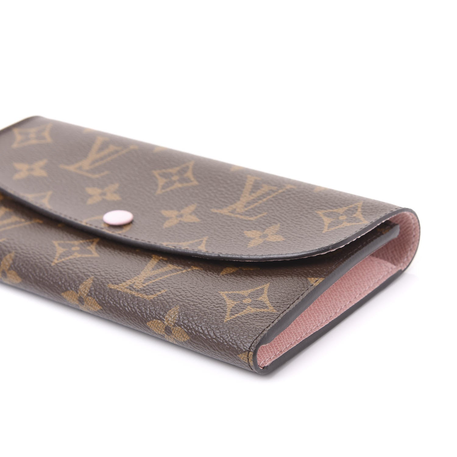 Louis Vuitton Monogram Emilie Wallet Rose Ballerine 6 of 9