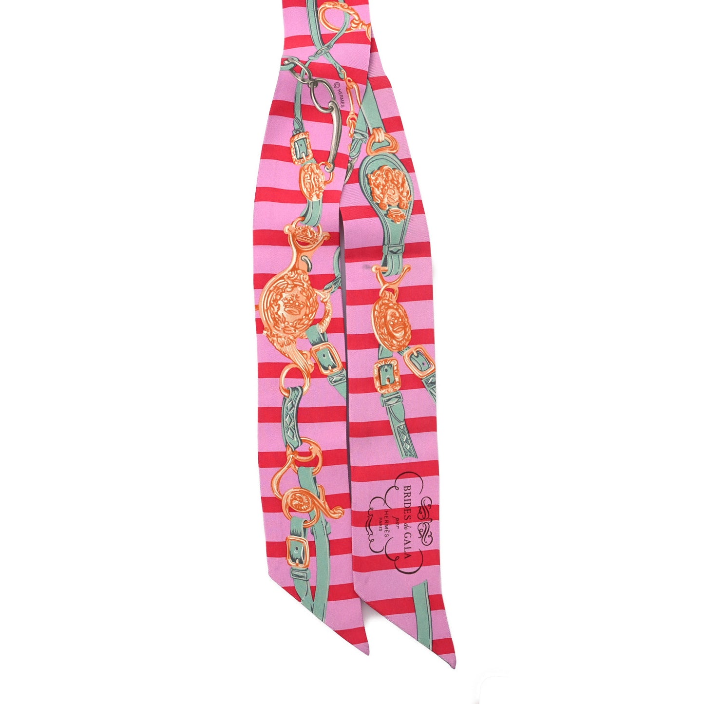 Silk Brides De Gala Bayaderes Twilly Rose Bonbon Rouge Vert Jade